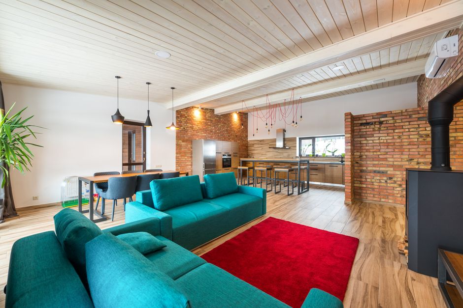 Modern open concept home interior after a whole home remodel